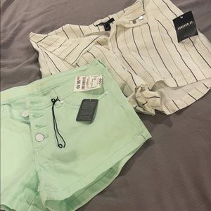 Jeans, new shoes, new short